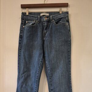Levi's 505 Straight Leg Jeans Women 4 M Medium Wash Vintage Y2K Retro Scandi